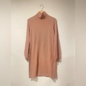Herringbone relaxed fit dress